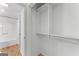 Walk-in closet features custom shelving and plenty of storage space at 1280 W Peachtreestreetsuffix=Street Nw # 808, Atlanta, GA 30309