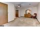 Bedroom with ceiling fan, carpet, adjacent closet, with dresser and chair at 4920 Tremont Ne Dr, Marietta, GA 30066