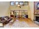 Open layout with views from living room into the dining and kitchen areas at 4920 Tremont Ne Dr, Marietta, GA 30066