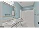 Bathroom with a shower/tub combo and a single vanity at 2821 Amhurst Nw Way, Kennesaw, GA 30144