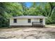 Charming single-story home featuring a quaint front porch and a serene, tree-lined backdrop at 114 Howell Dr, Atlanta, GA 30331