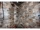Walk-in shower featuring a bench seat and wall niches at 297 Collegiate Dr, Powder Springs, GA 30127