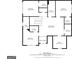 Detailed second floor plan showcases bedroom sizes, walk-in closets, bathroom locations and Gathering room at 3015 Arbor Song Ct, Cumming, GA 30041