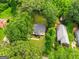 Aerial view of a charming home nestled among mature trees at 345 Adelle Se St, Atlanta, GA 30315
