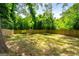 Large backyard with full wooden fence, lots of shade, and grass at 345 Adelle Se St, Atlanta, GA 30315