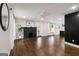 Spacious living area with hardwood floors, recessed lighting, and a sleek, modern design at 345 Adelle Se St, Atlanta, GA 30315