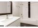 Updated bathroom with white subway tile and updated fixtures at 870 Gaston Sw St, Atlanta, GA 30310