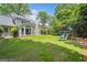 Backyard with a green lawn and a play set at 3506 Billingsley Dr, Marietta, GA 30062