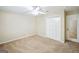 Bedroom featuring neutral walls, ceiling fan, carpet, and closet at 3506 Billingsley Dr, Marietta, GA 30062