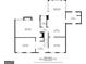 Layout of the first floor including the kitchen, dining area and living room at 3506 Billingsley Dr, Marietta, GA 30062