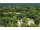 Aerial view of a home nestled amongst mature trees in a tranquil neighborhood at 30 Court, Ellenwood, GA 30294