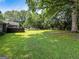 Expansive backyard with lush green grass and mature trees, offering privacy and ample space at 30 Court, Ellenwood, GA 30294