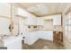 Bright kitchen remodeling with white cabinets, new countertops and room for customization at 2522 Frost Sw Dr, Marietta, GA 30008
