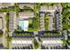 Aerial view of community featuring a pool at 1271 Mackintosh Nw Park # 30, Atlanta, GA 30318