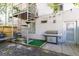 Backyard area with grill and spiral staircase at 1271 Mackintosh Nw Park # 30, Atlanta, GA 30318