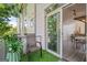 Cozy balcony with artificial turf, seating, and views offers a relaxing outdoor space at 1271 Mackintosh Nw Park # 30, Atlanta, GA 30318