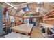 Large outbuilding interior with work benches, shop vac, and organized storage solutions at 264 Line Creek Cir, Sharpsburg, GA 30277