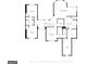 Second floor floor plan showcasing bedrooms with walk in closets and bathrooms at 200 Long Needle Ct, Sugar Hill, GA 30518