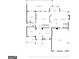 First floor floor plan showcasing living spaces, bedrooms, kitchen, dining, and garage at 200 Long Needle Ct, Sugar Hill, GA 30518