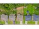 Aerial view showcases the neighborhood and the property's location within a well-planned community at 232 Shelton Cir, Temple, GA 30179