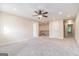 Large bonus room featuring neutral carpet and multiple entryways for versatile use at 129 Academy Ln, Canton, GA 30114