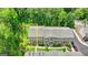 Aerial view of townhomes with well-maintained landscaping and design at 711 Topsail Ln, Alpharetta, GA 30005