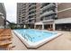Relax by the sparkling swimming pool, a refreshing oasis in the city at 620 Ne Peachtree Street # 901, Atlanta, GA 30308