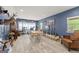 Basement featuring decorations, dining area, and tile flooring at 1572 Azalea Dr, Lawrenceville, GA 30043
