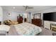 Spacious main bedroom with luxurious carpet, sitting area, and ensuite bathroom at 1572 Azalea Dr, Lawrenceville, GA 30043