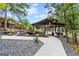 Charming outdoor pavilion with 'Son Rise Chapel' signage, complemented by manicured landscaping and peaceful surroundings at 1572 Azalea Dr, Lawrenceville, GA 30043