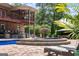 Stunning pool area with a nearby hot tub and a covered patio, perfect for relaxation and entertainment at 1572 Azalea Dr, Lawrenceville, GA 30043