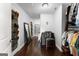 Spacious walk-in closet with shoe racks and rods for organized storage at 1572 Azalea Dr, Lawrenceville, GA 30043