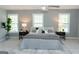 This stunning main bedroom is illuminated with natural light from the large windows at 909 Ne Otter Way Ne Way, Marietta, GA 30068