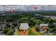Aerial view of property near Edgewood Shopping District and Midtown, featuring a dog park at 1555 New Ne St, Atlanta, GA 30307