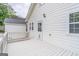 Spacious deck area attached to the house with a door that leads inside at 1555 New Ne St, Atlanta, GA 30307