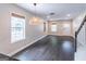 Bright living room featuring hardwood floors and neutral wall paint at 1555 New Ne St, Atlanta, GA 30307