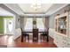 Dining room with chandelier at 950 Besse Way, Locust Grove, GA 30248