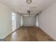Garage interior featuring garage door, door to outside, and access to house at 5207 Shawn Ln, Stone Mountain, GA 30088
