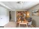 Functional home office with built-in shelving and modern desk setup at 5207 Shawn Ln, Stone Mountain, GA 30088