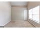 Bedroom featuring vaulted ceilings, carpet flooring and neutral paint at 260 Redding Rdg, Atlanta, GA 30349