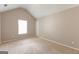 Bedroom featuring vaulted ceilings, carpet flooring and neutral paint at 260 Redding Rdg, Atlanta, GA 30349