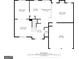 Detailed floor plan showcasing the layout of the first floor at 260 Redding Rdg, Atlanta, GA 30349