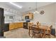Cozy kitchen area with a wooden table and chairs, perfect for casual dining at 2083 Hasel St, Lawrenceville, GA 30044