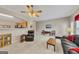 Open floor plan showcasing living room and kitchen, perfect for entertaining at 2083 Hasel St, Lawrenceville, GA 30044