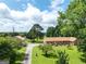 Aerial view of the residence, driveway, garage, and outbuildings with large surrounding acreage at 1502 Campground, Mcdonough, GA 30252