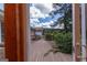 View of the outdoor deck and landscaped backyard at 1502 Campground, Mcdonough, GA 30252