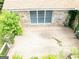 Large wooden patio surrounded by lush greenery and brick pillars with plenty of room for entertainment at 1502 Campground, Mcdonough, GA 30252