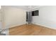 Finished basement area featuring hardwood floors, painted walls, and walkout access at 2826 Summit Ridge Dr, Marietta, GA 30066