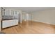 Open living space with a kitchenette, hardwood floors, and access to other rooms, ideal for flexible living at 2826 Summit Ridge Dr, Marietta, GA 30066