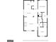 Detailed floor plan showing the layout of the home's rooms, including the kitchen, bedrooms, and living areas at 1283 Mercer, East Point, GA 30344
